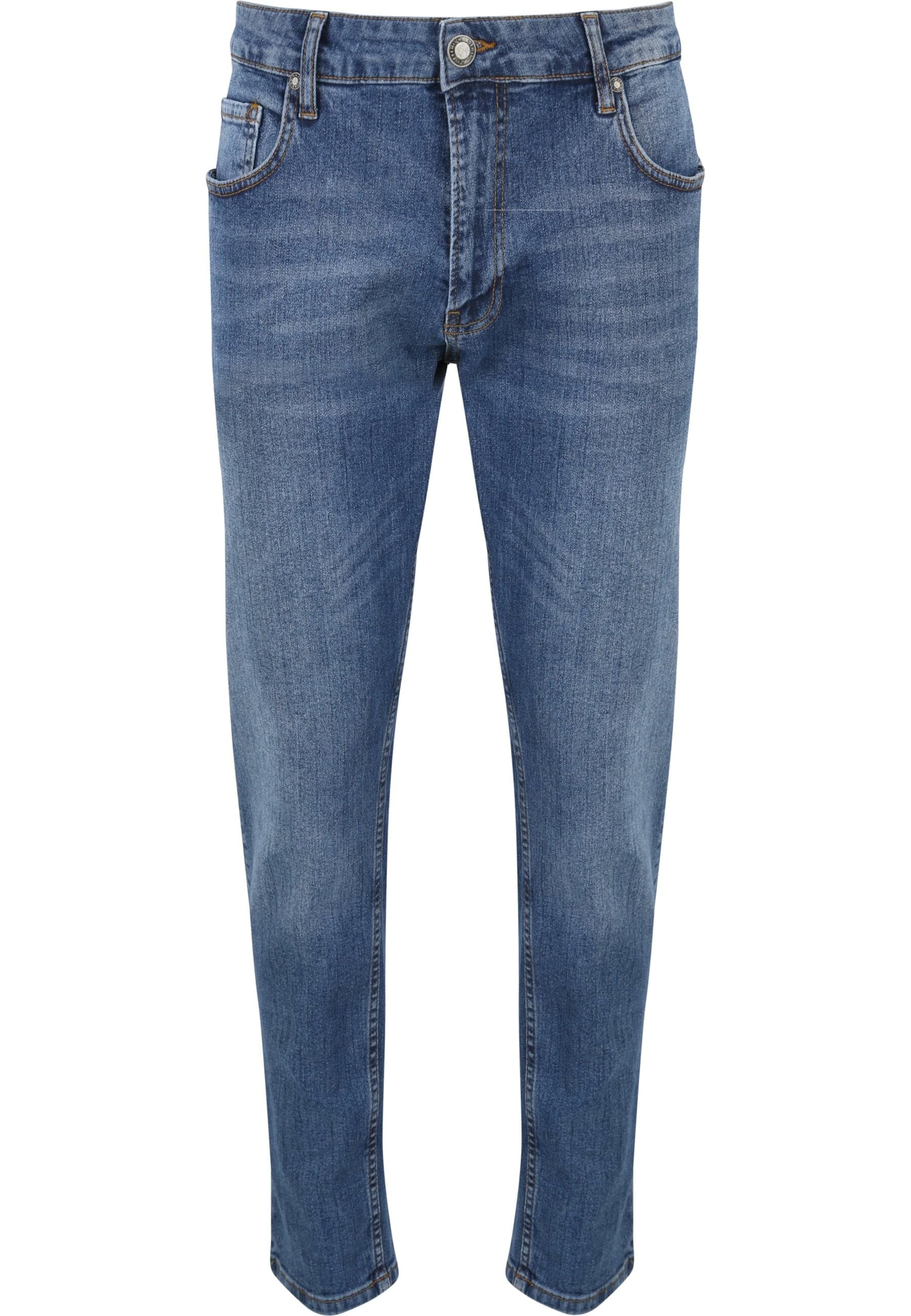 2Y Premium Regular Jeans in Blau: Vorderseite