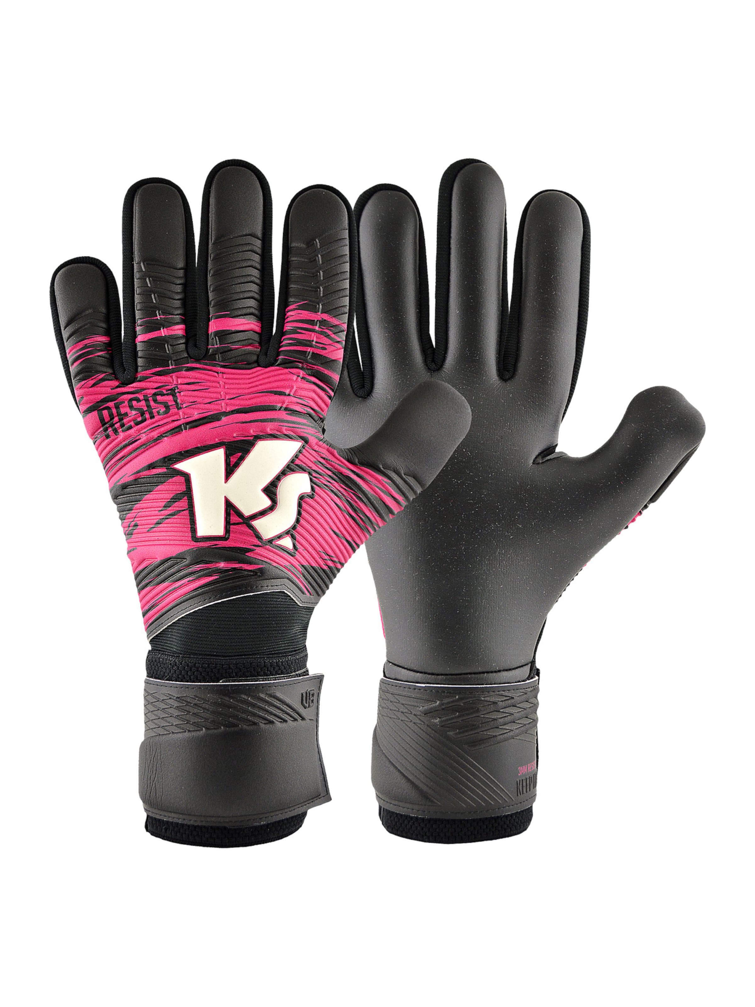 KEEPERsport Sporthandschuhe in Schwarz: Vorderseite