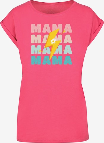 Merchcode Shirt 'Mothers Day - Mama' in Pink: front