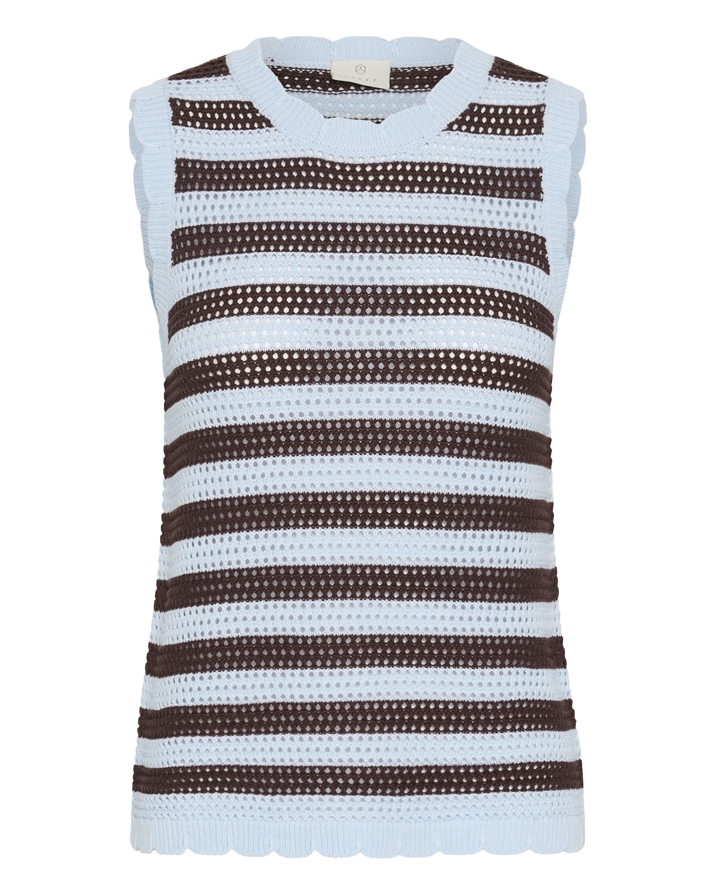 Kaffe - Top 'KAHillay' em azul: frente