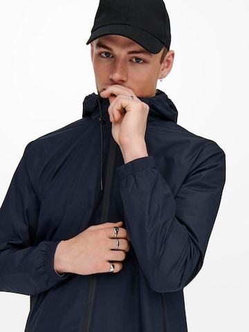 Only & Sons Performance Jacket in Blue