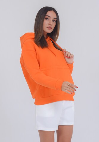 FRESHLIONS Sweatshirt 'Balina' in Oranje: voorkant