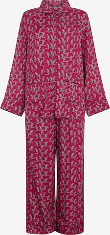 lily and lionel Pyjama 'Evie' in Rot: Vorderseite