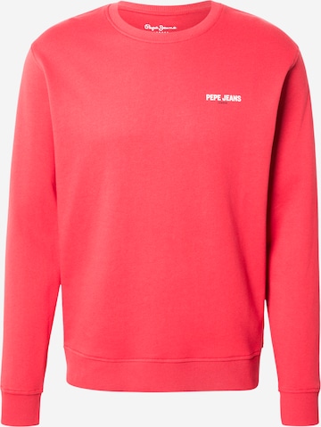 Pepe Jeans Суичър в розово: отпред