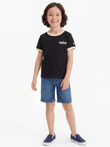 Tricou de la Champion pe negru: față