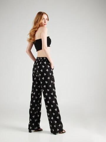 SISTERS POINT Wide leg Trousers 'ELLA' in Black