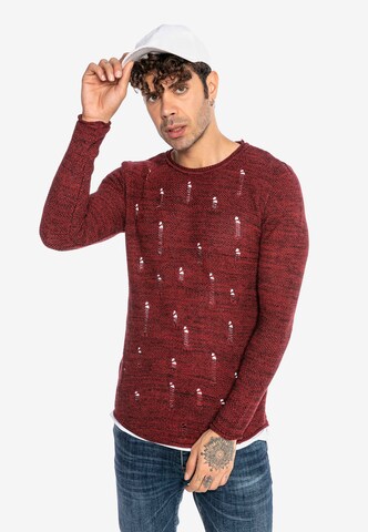 Redbridge Strickpullover 'Pompano Beach' in Rot: predná strana