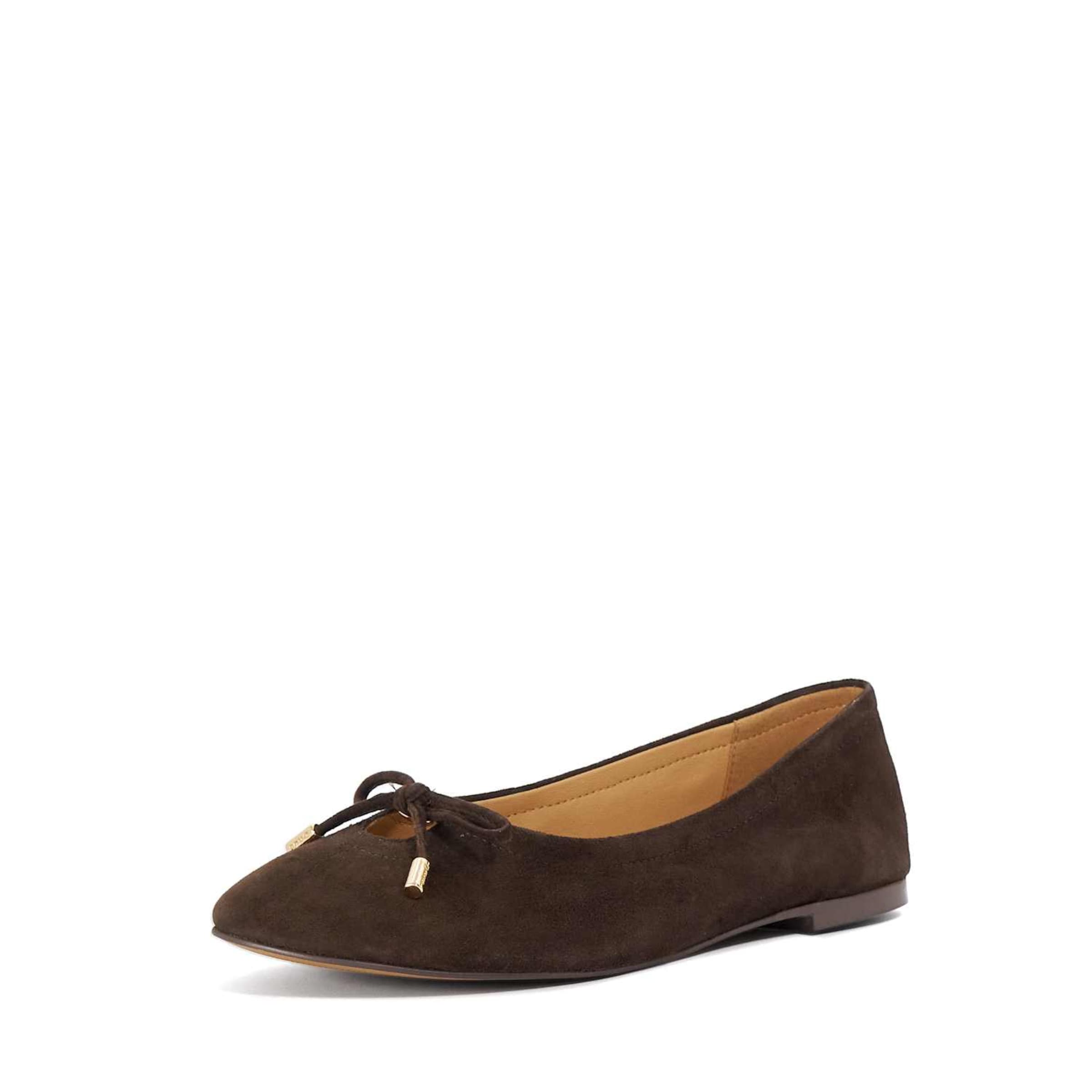 Ballerines Dune LONDON en marron : devant