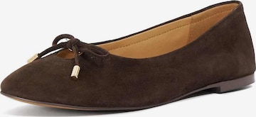 Ballerines Dune LONDON en marron : devant