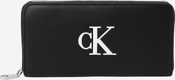 Calvin Klein Πορτοφόλι σε μαύρο: μπροστά