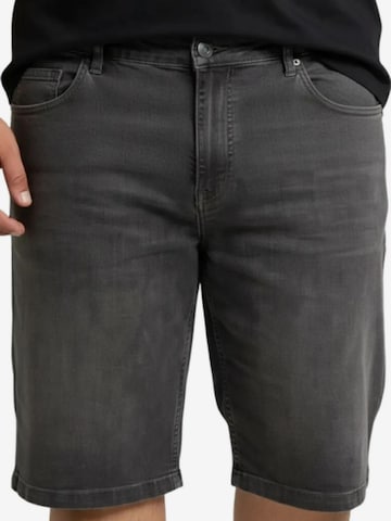 Lavecchia Wide leg Jeans 'LV-0908 Übergrößen' i svart: framsida