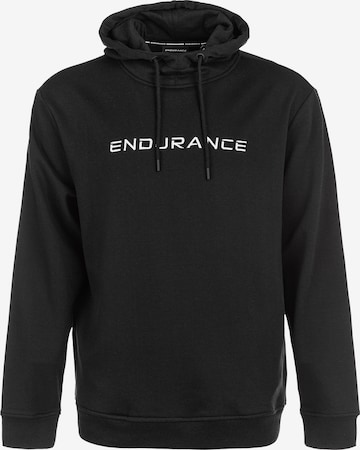 ENDURANCE Athletic Sweatshirt in Black: front