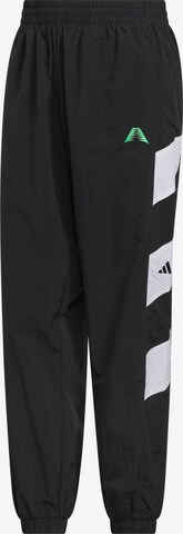 Pantalon de sport 'Anthony Edwards Foundation' ADIDAS PERFORMANCE en noir : devant