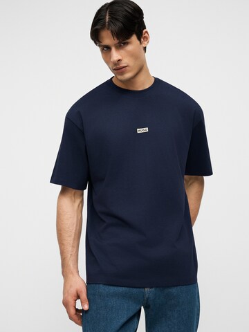 Tricou 'Nalono' de la HUGO pe albastru