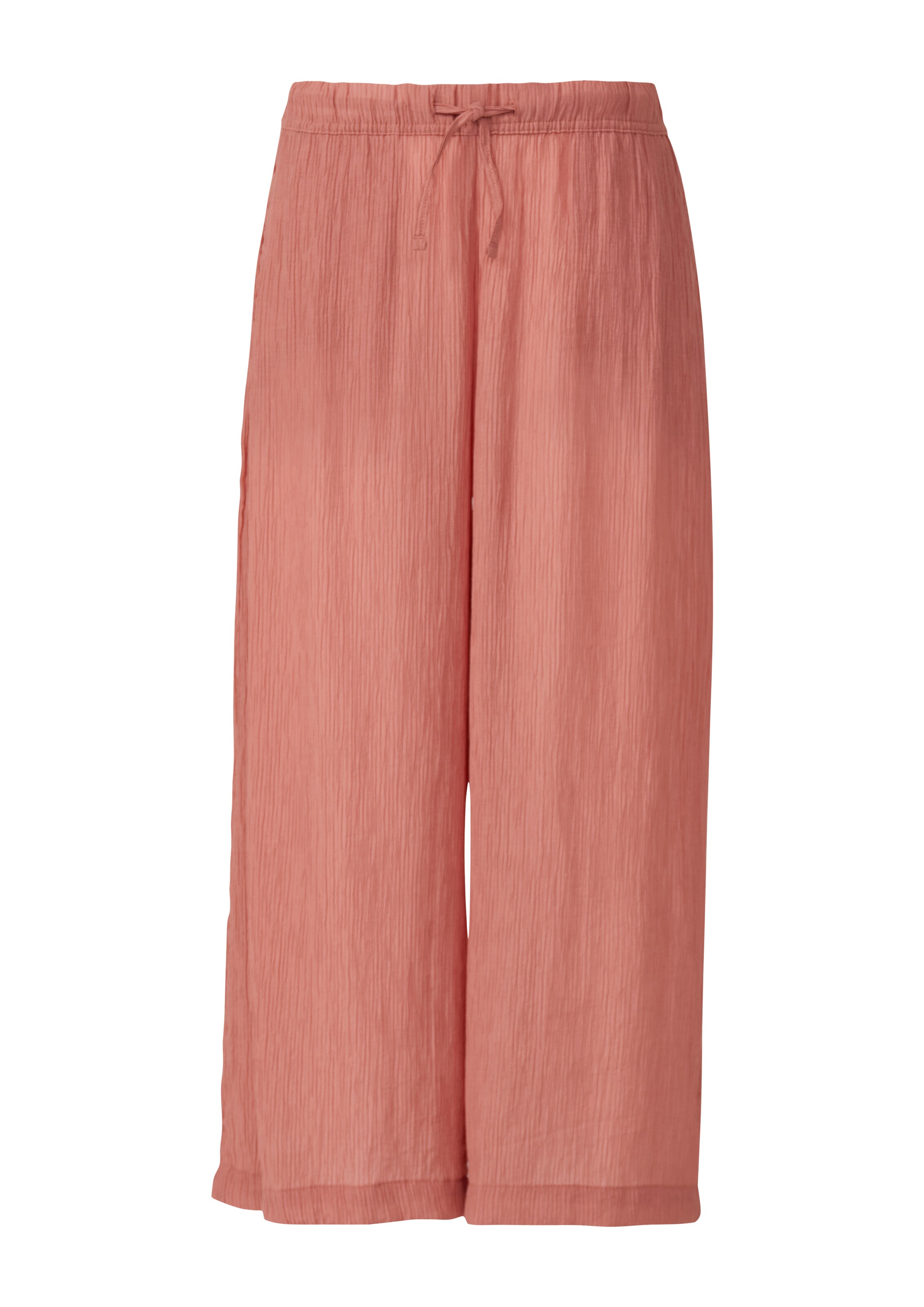 Wide Leg Pantalon à pince QS en orange : devant