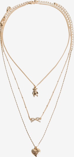 Bershka Ketju 'OSITO & LAZO' värissä kulta, Tuotenäkymä