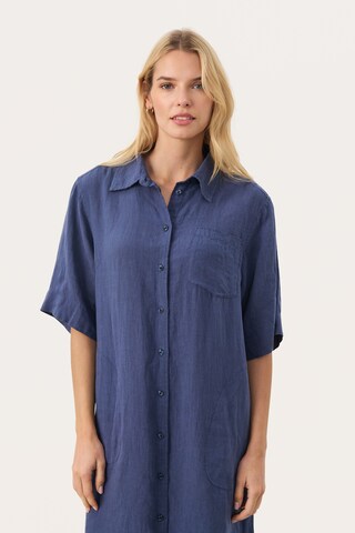 Part Two Shirt dress 'Regitta' in Blue