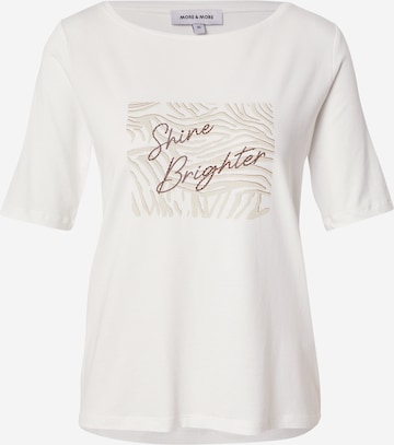 MORE & MORE T-Shirt in Weiß: Vorderseite