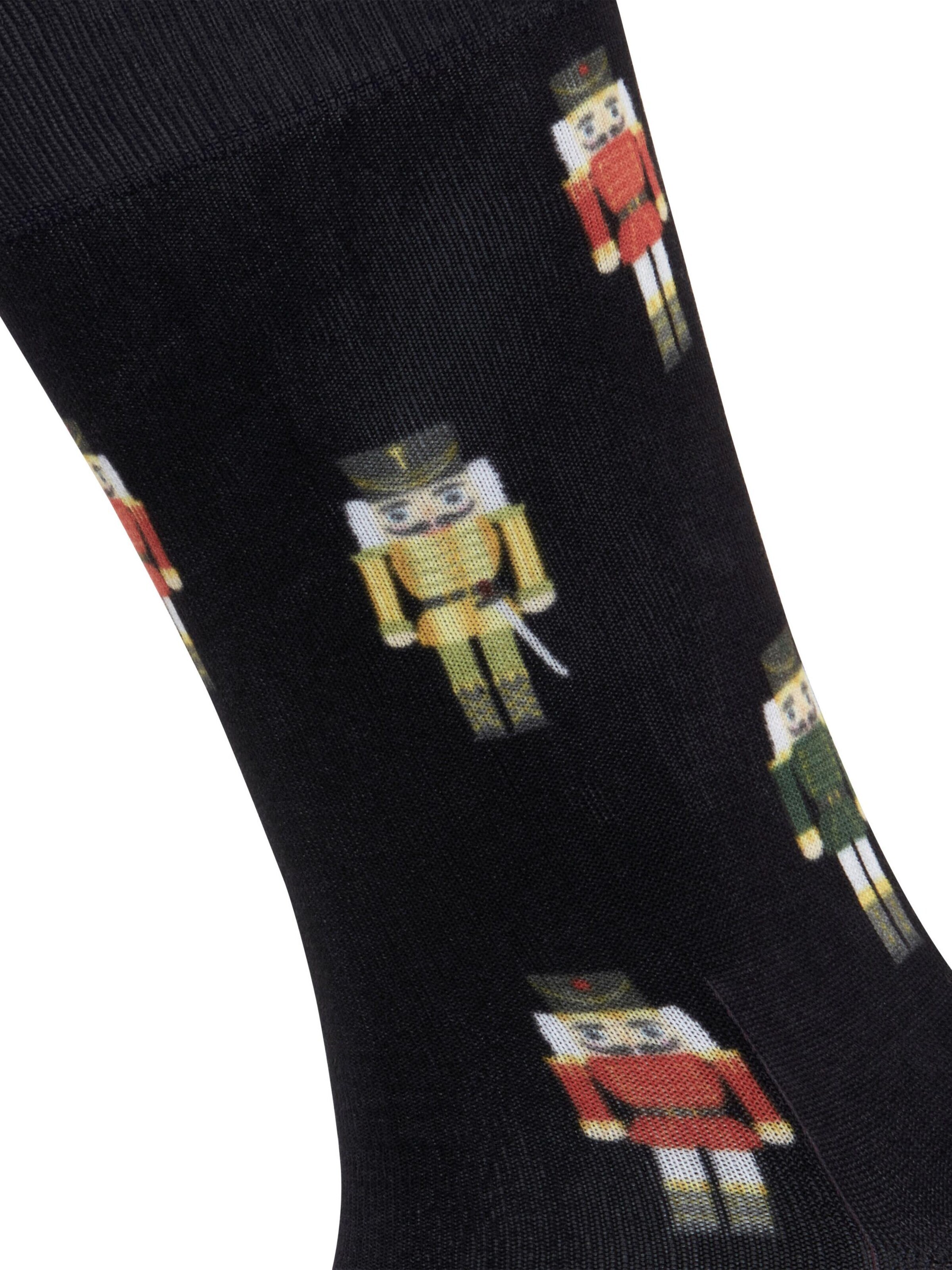 BURLINGTON Socks 'December Days' in Black: front