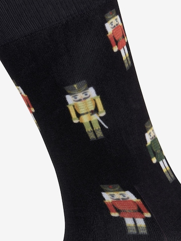 BURLINGTON Socks 'December Days' in Black: front