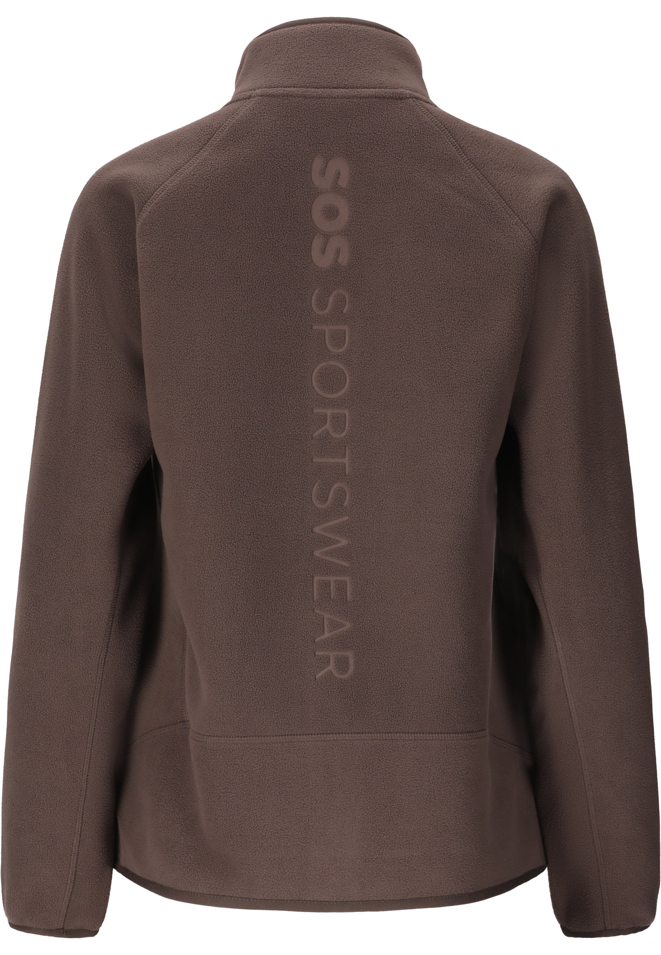 SOS Functionele fleece jas 'Draco' in Bruin
