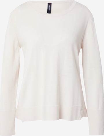 Pull-over Marc Cain en beige : devant