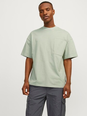 Maglietta 'JCOTanical' di JACK & JONES in verde: frontale