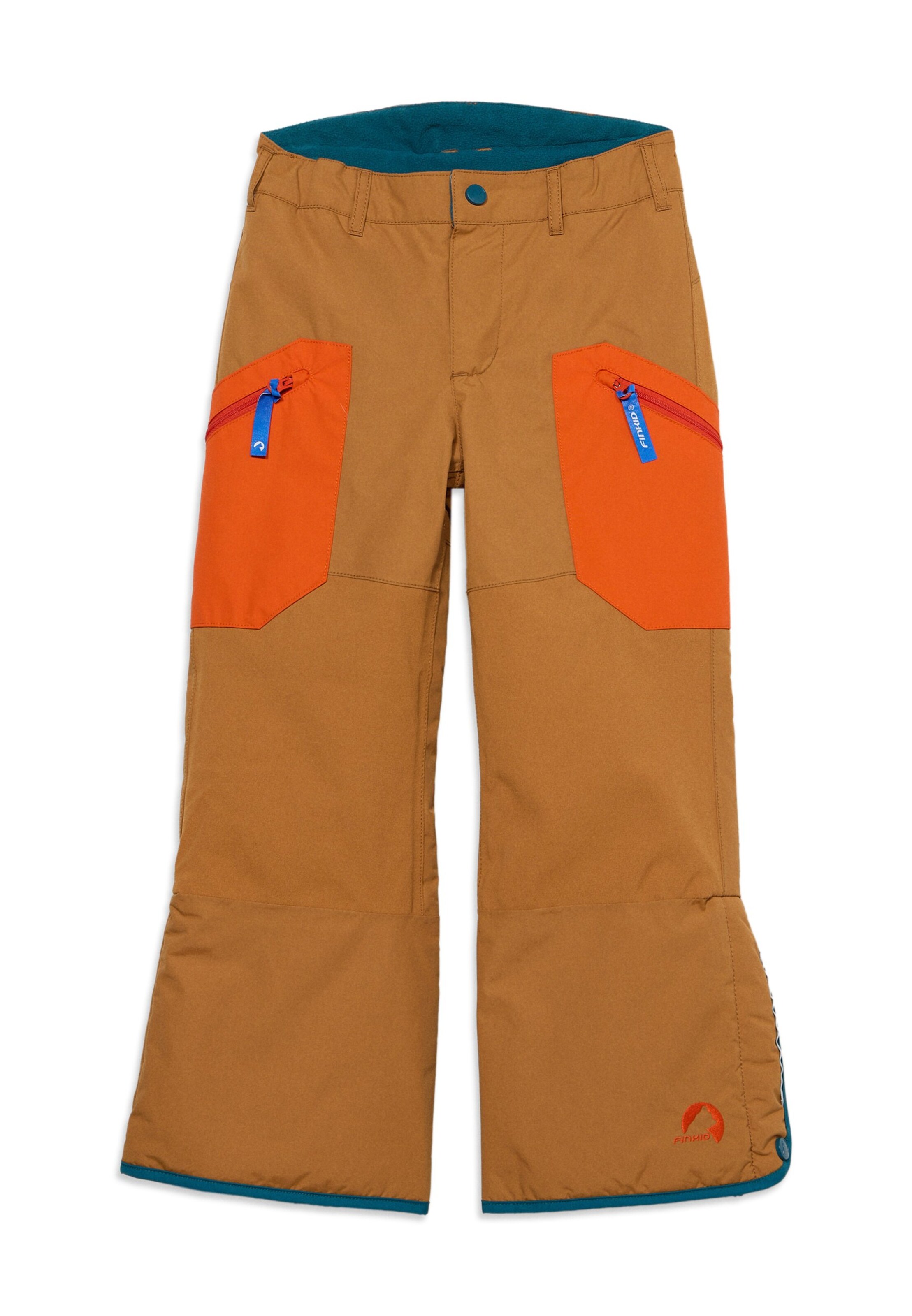FINKID Regular Athletic Pants 'TOBI' in Brown: front