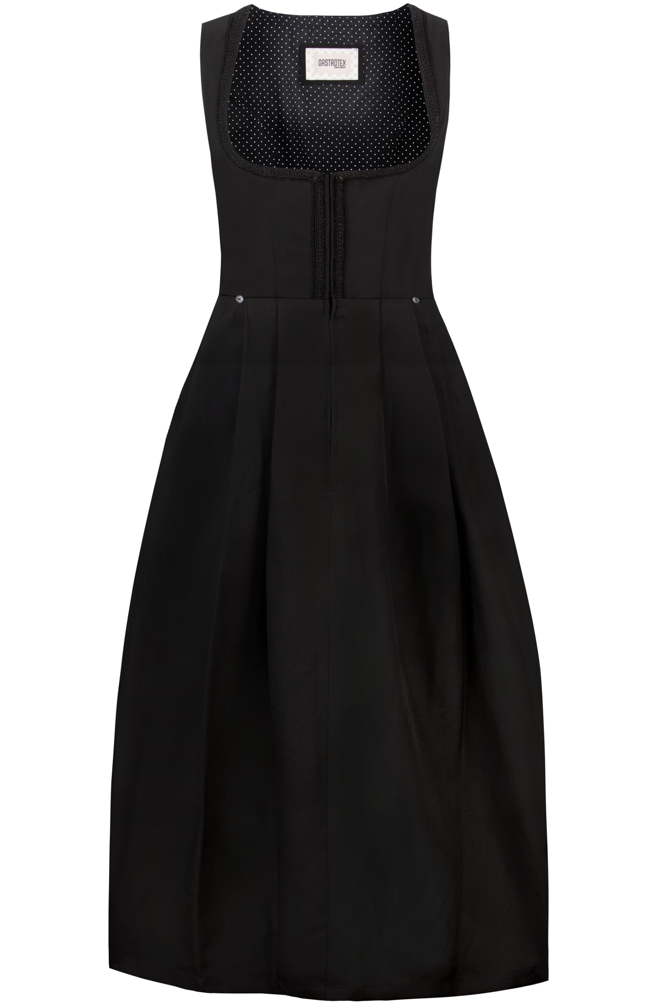 STOCKERPOINT Dirndl 'Yvonne' in Schwarz: Vorderseite