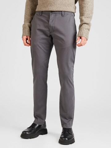 s.Oliver - Slimfit Pantalón chino en gris: frente