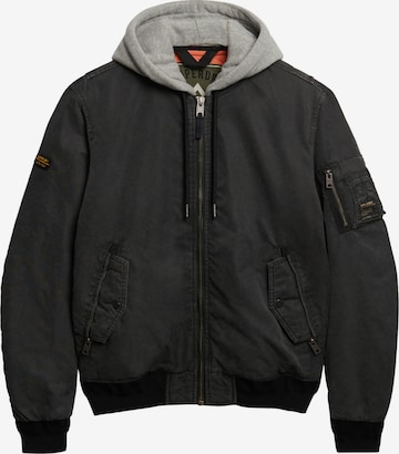 Superdry Between-Season Jacket 'Ma1' in Black: front