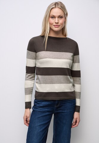 STREET ONE Pullover in Braun: Vorderseite
