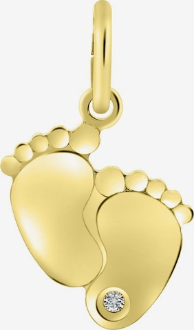 Lucardi Pendant 'Basic' in Gold: front