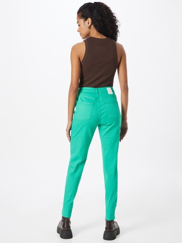 PIECES Slimfit Jeans 'Dea' in Groen