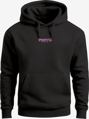 Neverless Sweatshirt 'Tokyo Drift' in Schwarz: Vorderseite