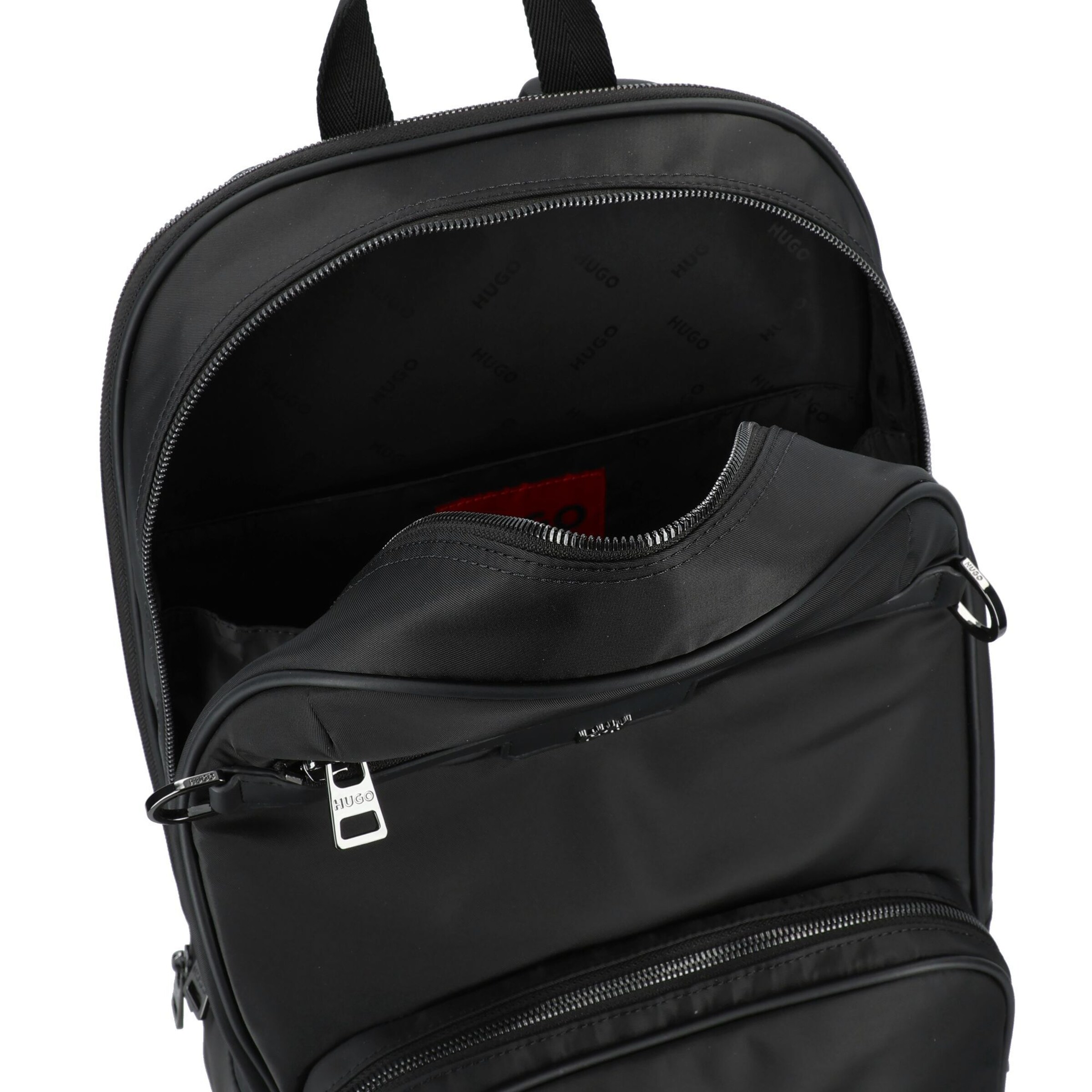 HUGO Rucksack 'Nesh' in Schwarz