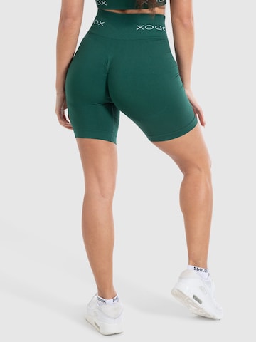Smilodox Skinny Workout Pants 'Azura' in Green