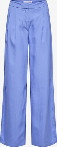 SELECTED FEMME Loosefit Bandplooibroek 'Porta' in Blauw: voorkant