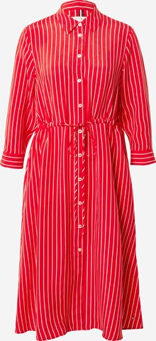 TOMMY HILFIGER Shirt Dress in Red: front