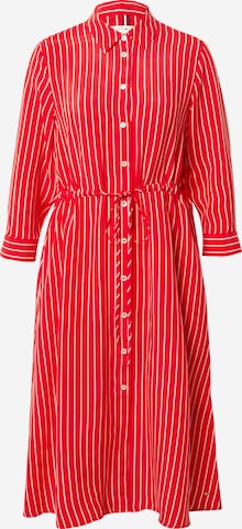 TOMMY HILFIGER Платье-рубашка в Красный: спереди
