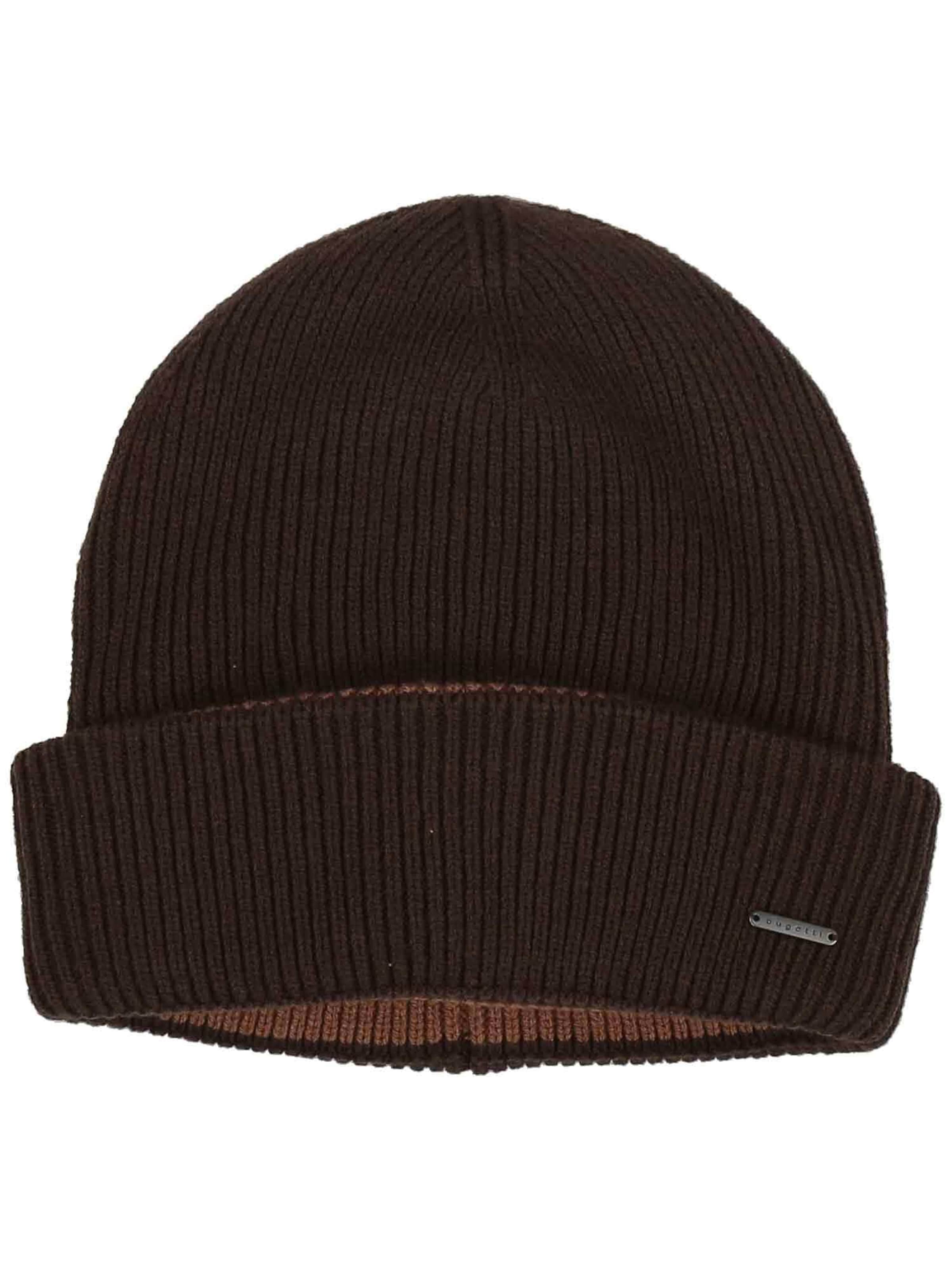 bugatti Beanie in Brown: front