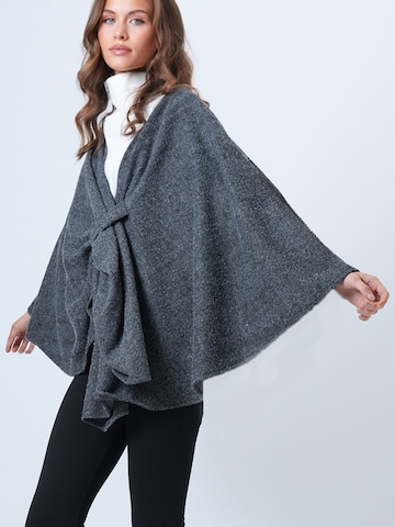Trend Alaçatı Stili Κάπα σε γκρι