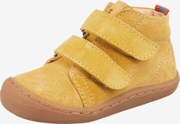Koel4Kids First-Step Shoes in Yellow: front
