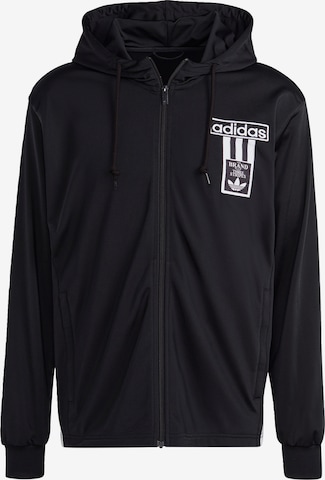 ADIDAS ORIGINALS Zip-Up Hoodie 'Adicolor Adibreak ' in Black: front