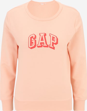 Gap Petite Sweatshirt in Orange: front