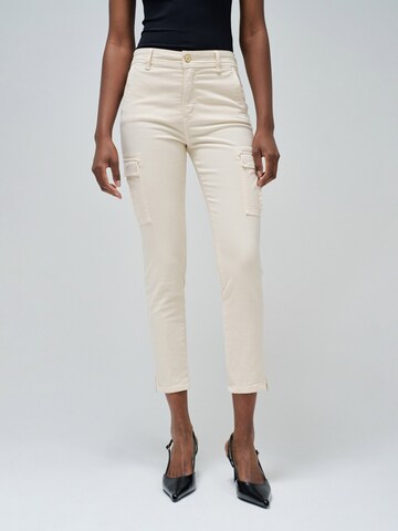 Salsa Jeans Skinny Jeans in Beige: front