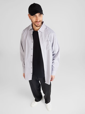 TOPMAN Comfort fit Button Up Shirt in Blue