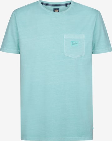 T-Shirt Petrol Industries en bleu : devant
