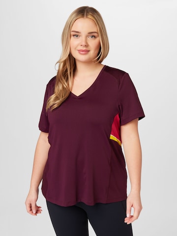 Esprit Sport Curvy Тениска в червено: отпред