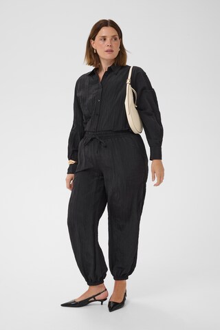 KAFFE CURVE - Loosefit Pantalón 'KCdabbie' en negro